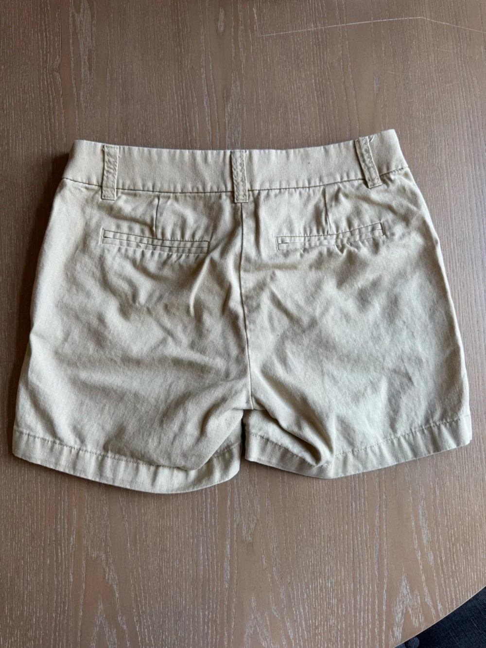 J Crew Classic Khaki Cotton Shorts